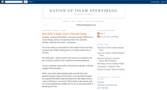 Desktop Screenshot of nationofislamsportsblog.blogspot.com