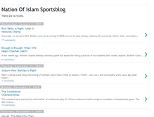 Tablet Screenshot of nationofislamsportsblog.blogspot.com