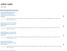 Tablet Screenshot of cobraradar.blogspot.com