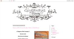 Desktop Screenshot of giveawaysofblessing.blogspot.com