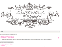 Tablet Screenshot of giveawaysofblessing.blogspot.com