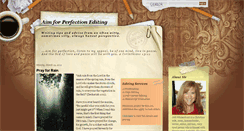 Desktop Screenshot of aimforperfectionediting.blogspot.com