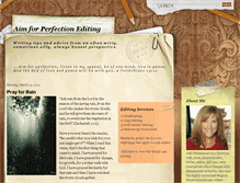 Tablet Screenshot of aimforperfectionediting.blogspot.com