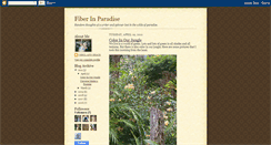 Desktop Screenshot of fiberinparadise.blogspot.com