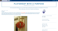 Desktop Screenshot of playgroupwithpurpose.blogspot.com