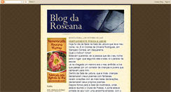Desktop Screenshot of blogdaroseana.blogspot.com