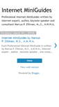 Mobile Screenshot of internetminiguides.blogspot.com