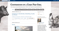 Desktop Screenshot of confessionsofacornfedgirl.blogspot.com