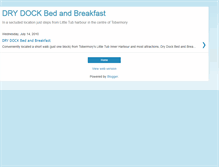 Tablet Screenshot of drydockbedandbreakfast.blogspot.com