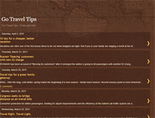 Tablet Screenshot of gotraveltips.blogspot.com