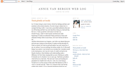 Desktop Screenshot of annievanb.blogspot.com