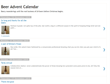 Tablet Screenshot of beeradventcalendar.blogspot.com