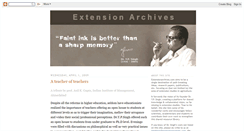 Desktop Screenshot of extensionarchives.blogspot.com