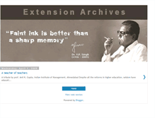 Tablet Screenshot of extensionarchives.blogspot.com