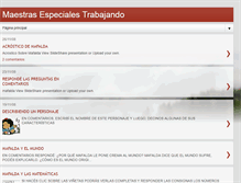 Tablet Screenshot of maestrasespecialestrabajando.blogspot.com