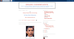 Desktop Screenshot of insaneconservative.blogspot.com