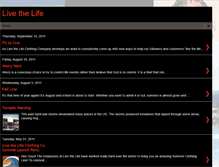 Tablet Screenshot of ilivethelifeblog.blogspot.com