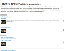 Tablet Screenshot of laboresingeniosas.blogspot.com