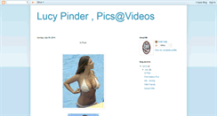 Desktop Screenshot of lucypinderphotos.blogspot.com