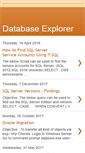 Mobile Screenshot of databaseexplorer.blogspot.com