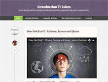 Tablet Screenshot of intro2islam.blogspot.com
