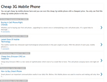 Tablet Screenshot of cheap-3g-mobile-phone.blogspot.com
