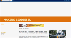 Desktop Screenshot of how2makebiodiesel.blogspot.com