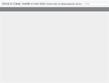 Tablet Screenshot of annaincasa.blogspot.com
