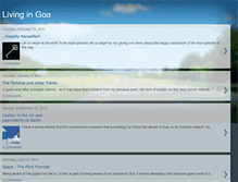 Tablet Screenshot of liviningoa.blogspot.com