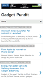 Mobile Screenshot of gadgetpundit.blogspot.com