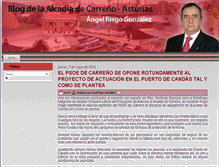 Tablet Screenshot of alcaldeangelriego.blogspot.com