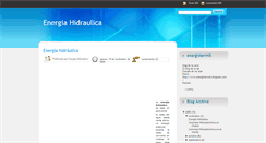 Desktop Screenshot of e-hidraulica.blogspot.com
