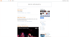 Desktop Screenshot of isusspasava.blogspot.com