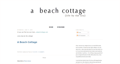 Desktop Screenshot of abeachcottage.blogspot.com