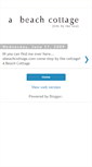 Mobile Screenshot of abeachcottage.blogspot.com