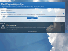 Tablet Screenshot of chrysalisage.blogspot.com