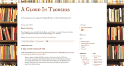 Desktop Screenshot of cloud-in-trousers.blogspot.com