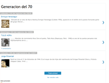 Tablet Screenshot of generaciondel70.blogspot.com