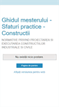 Mobile Screenshot of ghidulmesterului.blogspot.com