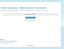 Tablet Screenshot of ghidulmesterului.blogspot.com