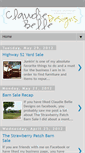 Mobile Screenshot of claudiebelledesigns.blogspot.com