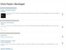 Tablet Screenshot of chrisfosterdeveloper.blogspot.com