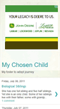 Mobile Screenshot of mychosenchild.blogspot.com