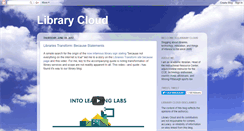 Desktop Screenshot of librarycloud.blogspot.com