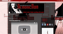 Desktop Screenshot of demonicnun.blogspot.com