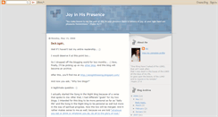 Desktop Screenshot of inhispresenceis.blogspot.com