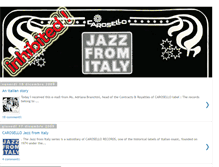 Tablet Screenshot of carosello-jazzfromitaly.blogspot.com