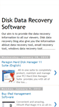 Mobile Screenshot of diskdatarecoverysoftware.blogspot.com