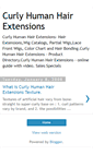 Mobile Screenshot of curly-human-hair-extensions.blogspot.com