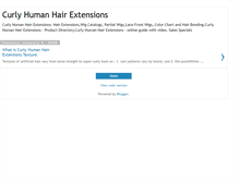 Tablet Screenshot of curly-human-hair-extensions.blogspot.com